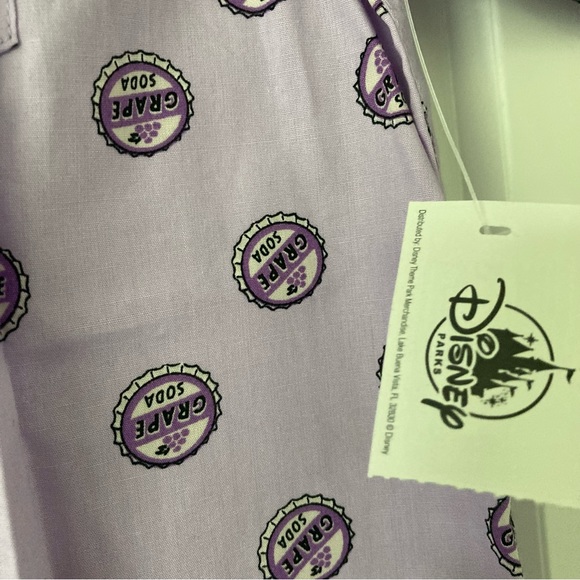 Disney Parks Woven Shirt Grape Soda from Up! 💜🏠🎈 - Picture 2 of 5